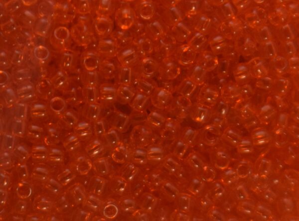 Pärla 9/0 TOHO, nr 5B Röd Transparent ca 40 g