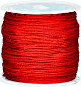 Makrameband Röd 1 mm pr meter