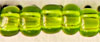 Pärla 9/0 CZ Rocaille, nr 20207 Grön Transparent