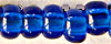 Pärla 9/0 CZ Rocaille, nr 20208 Mörk Blå Transparent