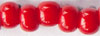 Pärla 9/0 CZ Rocaille, nr 20245A Röd Opaque