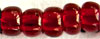 Pärla 9/0 CZ Rocaille, nr 20205C Mörk Röd Transparent ca 40 g