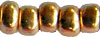 Pärla 9/0 CZ Rocaille, nr 202100 Guld Metallic