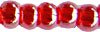 Pärla 9/0 CZ Rocaille, nr 202109 Röd Transparent Lyster