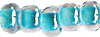 Pärla 9/0 CZ Rocaille, nr 202538 Blå Crystal Colour Line