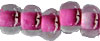 Pärla 9/0 CZ Rocaille, nr 202545 Mörk Rosa Crystal Colour Line