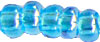 Pärla 9/0 CZ Rocaille, nr 202710 Blå Transparent Lyster