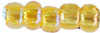 Pärla 9/0 CZ Rocaille, nr  202815 Gyllen Transparent Irislyster