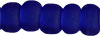Pärla 9/0 CZ Rocaille, nr   202864 Mörk Blå Transparent Frost