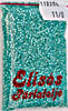 Toho 11/0 nr 204 Turkos Grön Crystal Silver Line ca 20g
