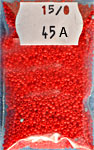 Pärla 15/0 TOHO, nr 45A Röd Opaque ca 20g