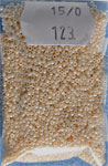 Pärla 15/0 TOHO, nr 123 Creme Opaque Lyster ca 10 g