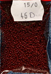 Pärla 15/0 TOHO, nr 46D Mörk Brun Opaque ca 20 g