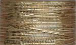 Susifix Rosettband 4/5 mm Guld 1m.