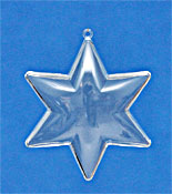 Plast Stjärna 100 mm Delbar