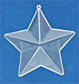 Plast Stjärna 145 mm Delbar