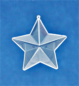 Plast Stjärna 80 mm Delbar