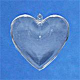 Plast Hjärta 100 mm Delbart