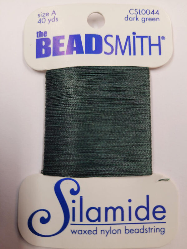 Sytråd Silamide Olivgrön 40 yds (36 m) Waxed
