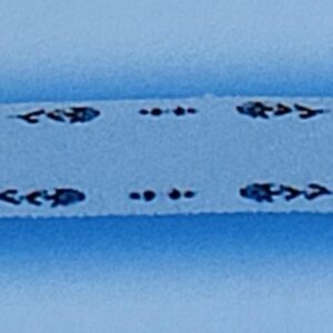 Enkelmönster 1985023 Löpare m/blå Blommor 16 x 48cm