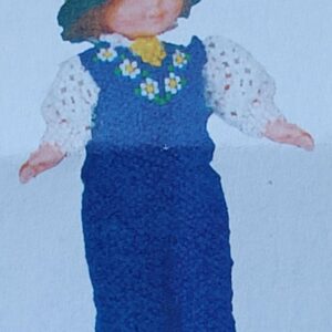 Enkelmönster 1985011 Docka Sverigepojke17cm i 9/0, 15cm i 11/0