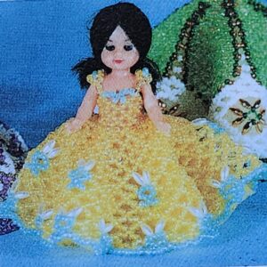 Enkelmönster 1985009 Docka 8/9cm i 9/0 .