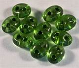 Twinbeads Glaspärla 2,5/5mm Grön 91, 2 Hål 20g