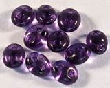 Twinbeads Glaspärla 2,5/5mm Plommon 208 2 Hål 20g