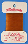 Sytråd Silamide Gyllen 40 yds (36 m) Waxed