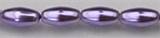 Romarpärla Vax Rispärlor 3 x 6 mm Ljus Lila ca 110 – 115 st