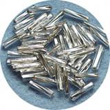 Rörpärlor Tvinnade 10 mm Silver Silverline ca 20 gram