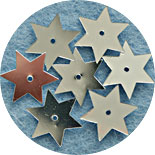 Paljetter Stjärnor 14/15 mm Silver ca 5 g