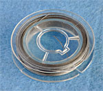 Wiretråd Silverfärgat 0,38 mm , 10 m.