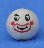 Vadd Kula med ansikte (Clown) 30 mm 5 st