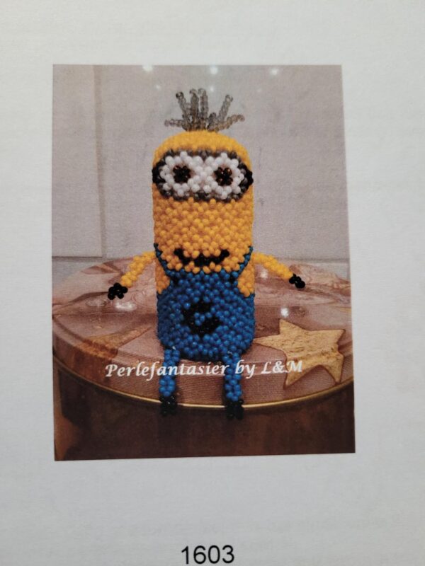 1603 Figur inspirerad av minions 9cm