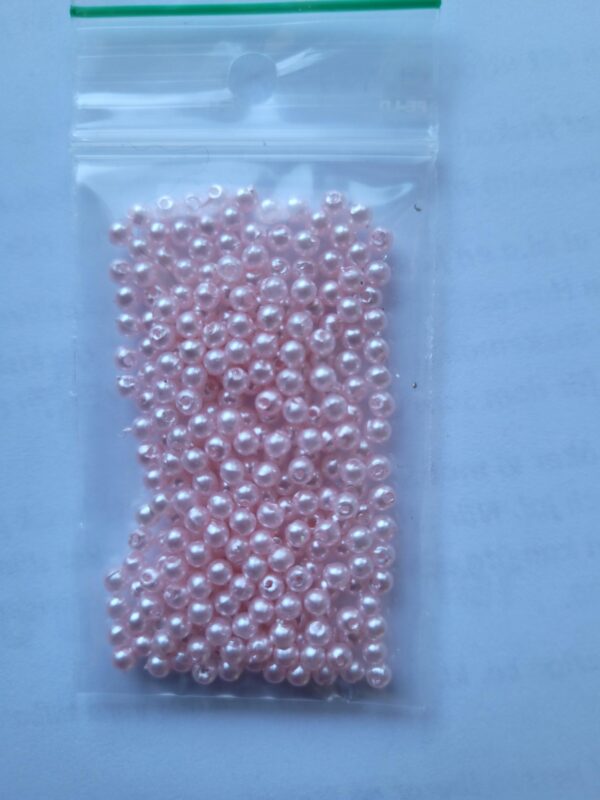 Romarpärla Vax 3 mm Rosa ca 280 st
