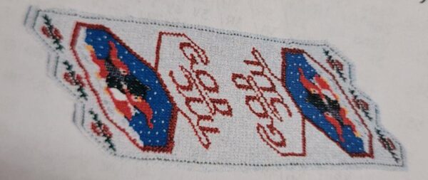 Enkelmönster 1990069 Jullöpare 48x15cm eller tavla