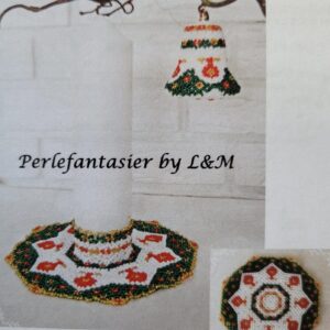 1631 Julduk/ljusstake och Julklocka 6,5cm