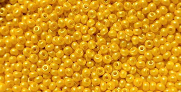 Pärla 11/0 CZ Seed bead, nr 22002 Gul