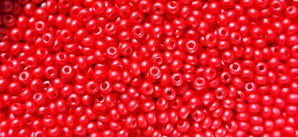 Pärla 11/0 CZ Seed bead, nr 22008 Röd