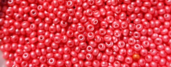 Pärla 11/0 CZ Seed bead, nr 22009 Rödrosa