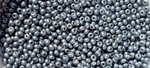 Pärla 11/0 CZ Seed bead, nr 22022 Mörk Grå