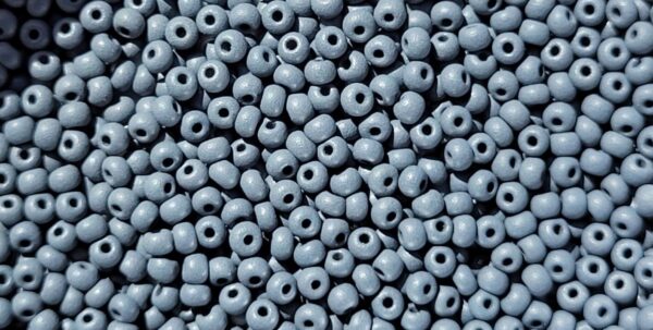 Pärla 11/0 CZ Seed bead, nr 22m22 Mörk Grå Matt