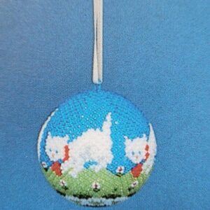 Enkelmönster 1986019 Boll Katter 8cm