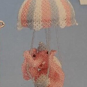 Enkelmönster 988007 Elefant i fallskärm